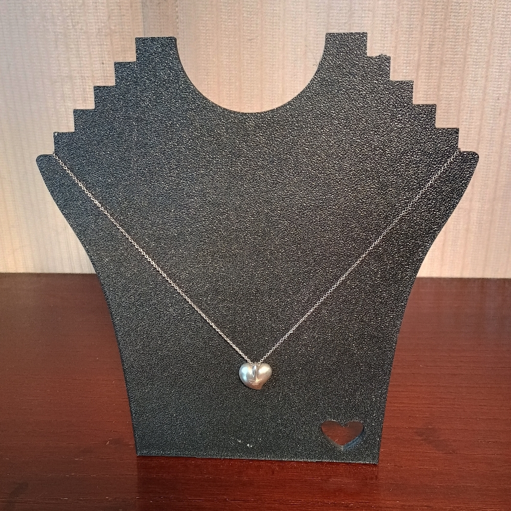 Tiffany & Co. Elsa Peretti full heart pendant necklace With Pouch - Picture 3 of 4